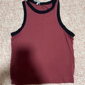 Burgundy Tank Top